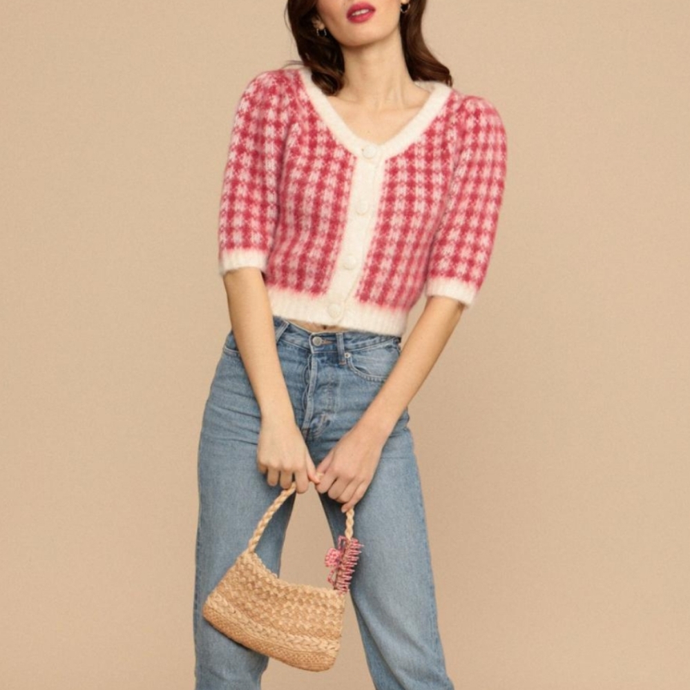 Rouje Ronny Red Cardigan | 36